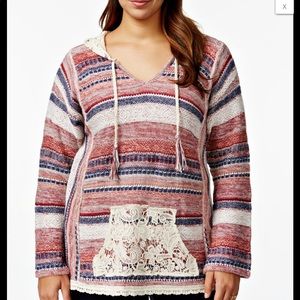 American Rag Cie Pullover Boho Knit Sweater Small